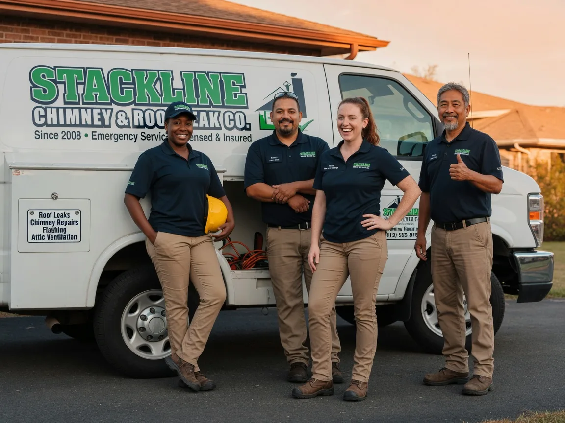 Chimney flashing repair company in Sinclair, ME